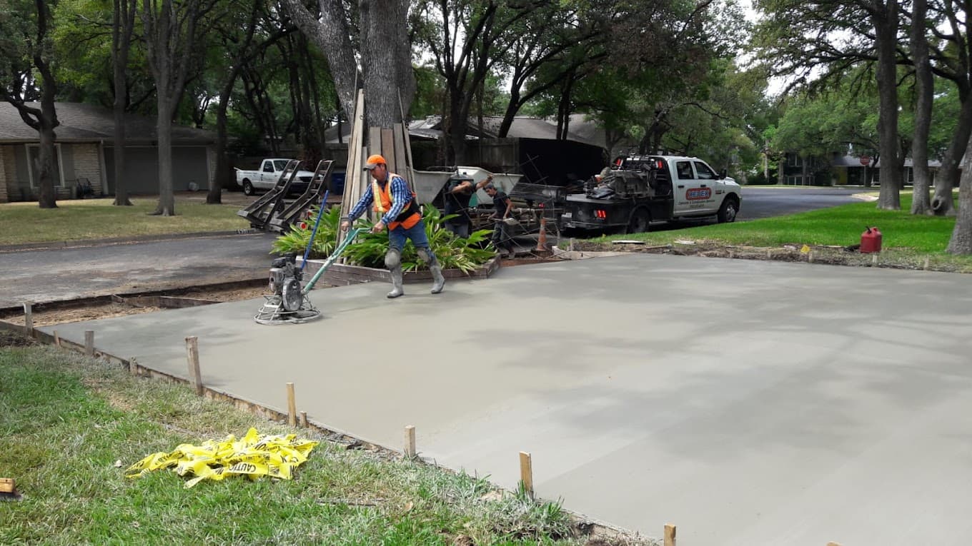 Concrete project completed by XEVEX in Central Texas