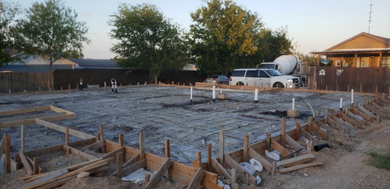 Concrete project completed by XEVEX in Central Texas