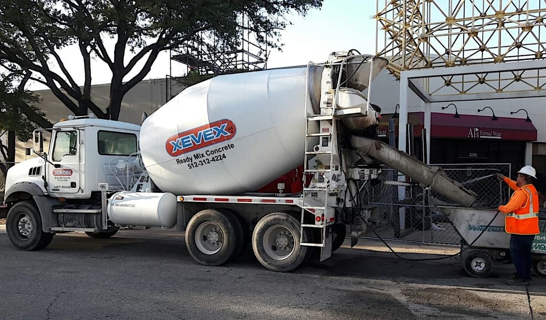XEVEX concrete construction work in Central Texas